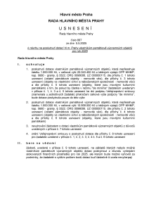 Usnesení Rady č.897-k návrhu na poskytnutí dotací