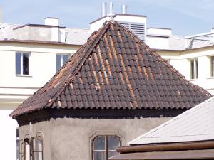 1150897_Č.p. 314, hranolová věž staroměstských hradeb, k. ú. Staré Město, Bartolomějská 4, Praha 1