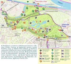 3026387_Královská obora Stromovka - orientační mapa, 6/2017