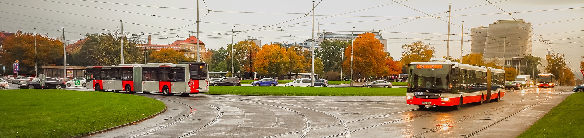 Autobusy MHD na Vítězném náměsí