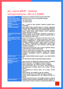 65.výzva_Zelená infrastruktura (VRR)