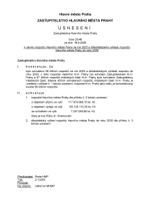 Schválený rozpočet hlavního města Prahy na rok 2025 a střednědobý výhled rozpočtu hlavního města Prahy do roku 2030