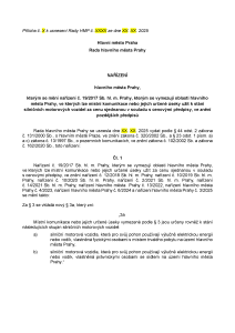 Nařízení - návrh novely