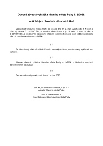 vyhláška č. 5-2025