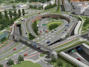 Krizovatka_Malovanka__vyjezd_z_Brusnickeho_tunelu