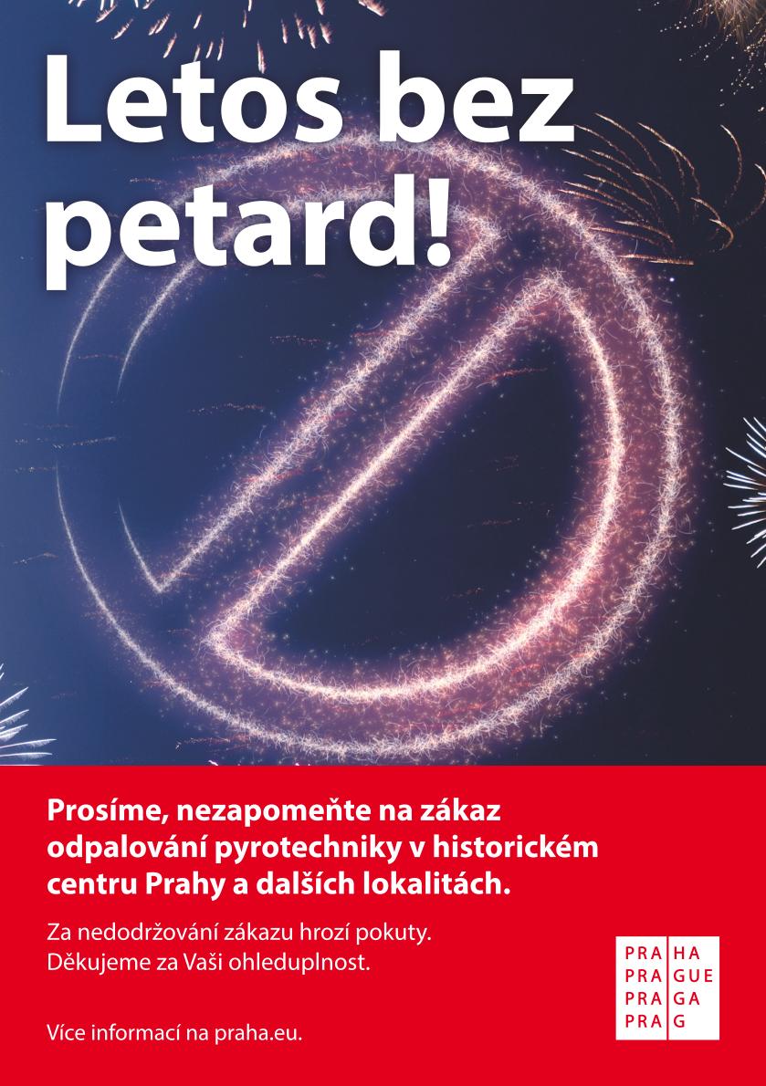 pakát  - zákaz pyrotechniky
