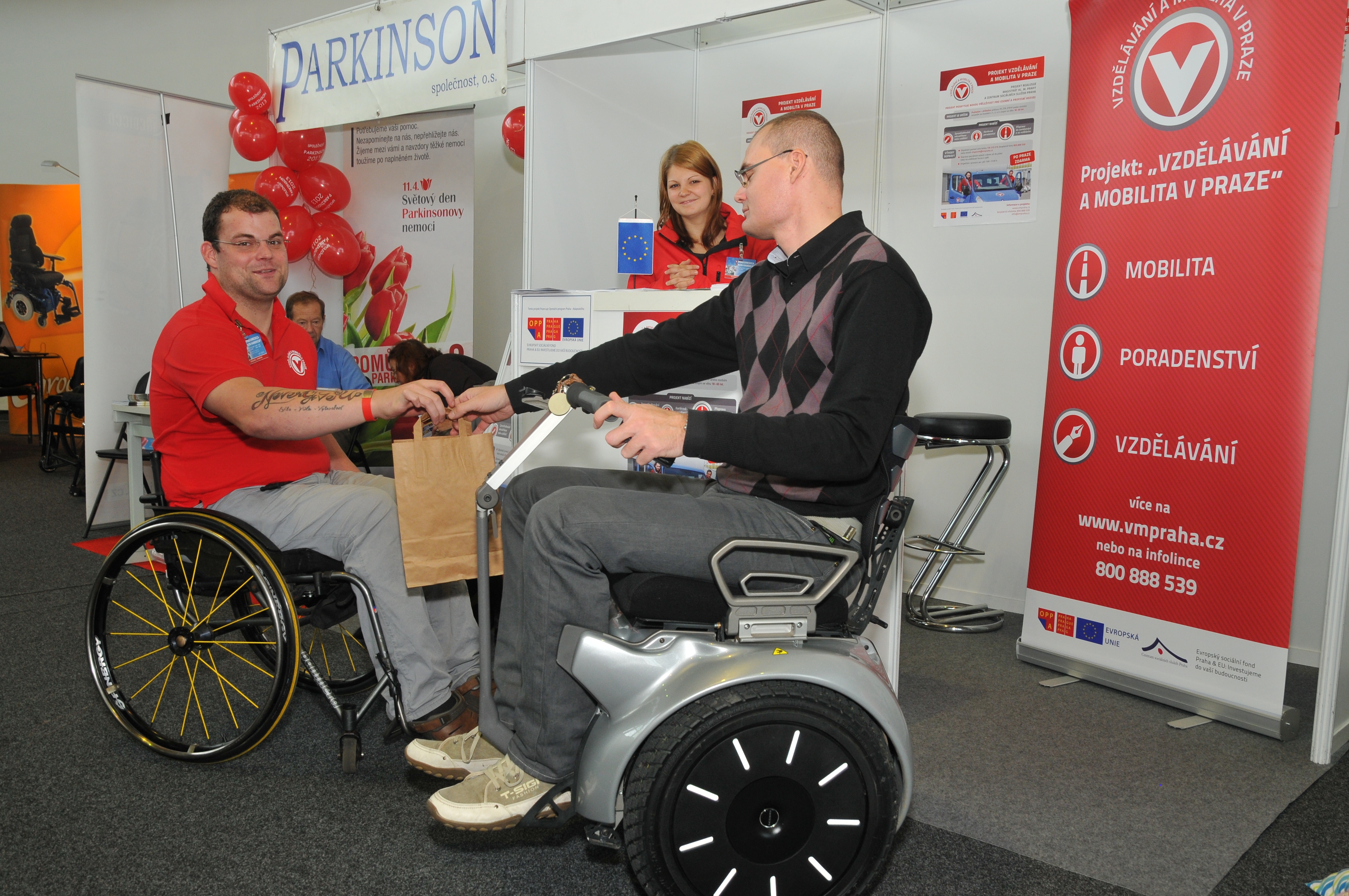 Praha představí na veletrhu unikátní projekt pro handicapované