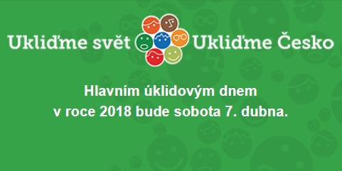 Ukliďme svět, ukliďme Česko 2018 - logo