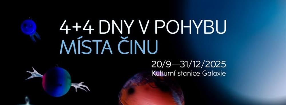Vizuál festivalu 4+4 dny v pohybu