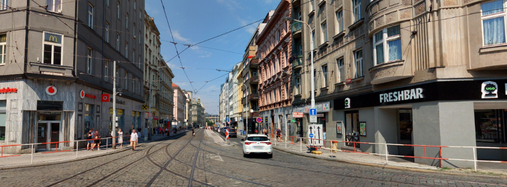 Ilustrační foto - tramvajová trať k Muzeu