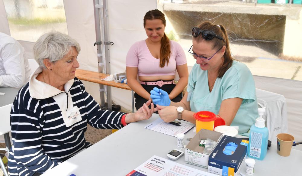 Z loňského Dne zdraví v Nemocnici na Františku