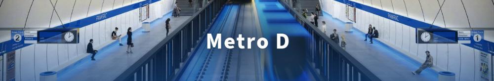 Vizualizace – metro D